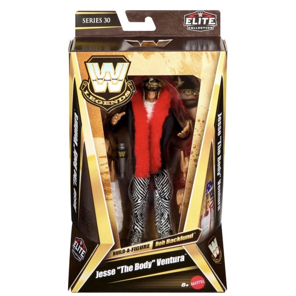 WWE Elite Legends Jesse "The Body" Ventura Action Figure & Accessories